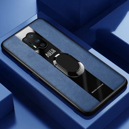 Plexiglass Luxury Leather Ring Case - OnePlus