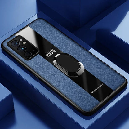 Plexiglass Luxury Leather Ring Case - OnePlus