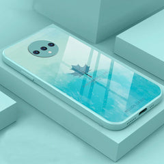 Watercolor Mapple Leaf Glass Case - OnePlus