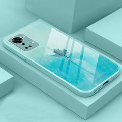 Watercolor Mapple Leaf Glass Case - OnePlus