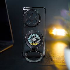 OnePlus 11R Crystal Clear Borderless Swivel Stand Case